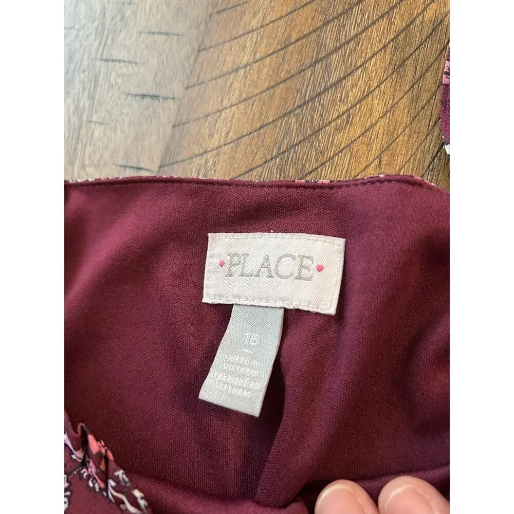 childrens place floral dress Size 16